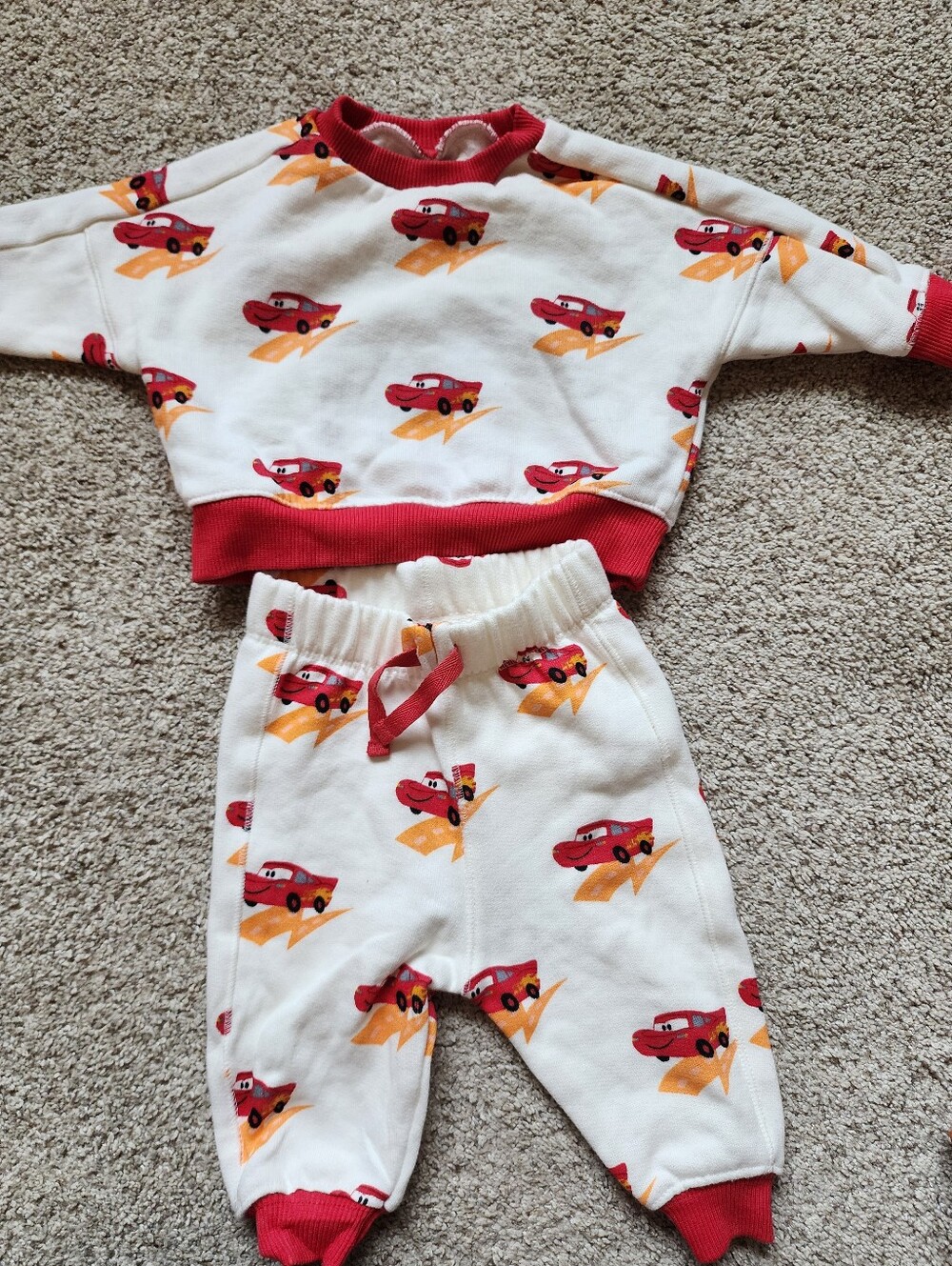 Monica + Andy Baby Outfit Disney Cars 0-3
